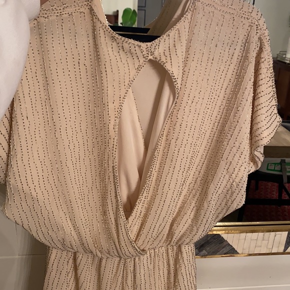 Beaded Cream Romper - Picture 4 of 4